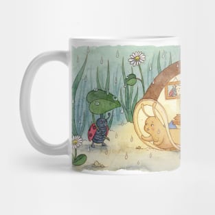 Visiting the  snail's house Mug